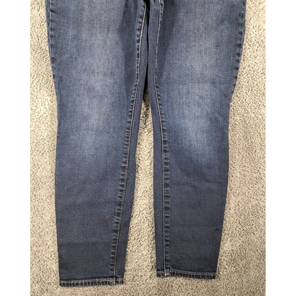 Gap 1969 Jeans Mens Sz 32S Authentic True Skinny Denim Blue Stretch Distressed - Picture 4 of 11